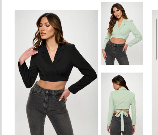 CROPPED MANGA LONGA
